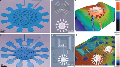 Compact superconducting vacuum-gap capacitors with low microwave loss and high mechanical coherence for scalable quantum circuits featured image